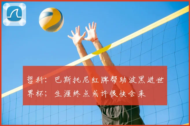 哲科：巴斯托尼红牌帮助波黑进世界杯；生涯终点或许很快会来